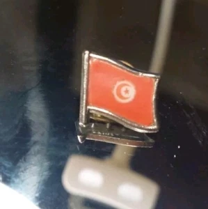Tunisia Flag Lapel Pin Badge FREE UK POSTAGE - Picture 1 of 4