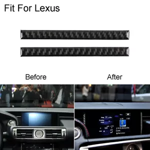 Tiras de navegación GPS de fibra de carbono cubierta de ajuste para Lexus IS250 IS350 2014-2018 - Imagen 1 de 12