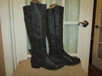 Crown Vintage Blaze Black Riding Boots Women's  Size 7 M - Image 1 of 4