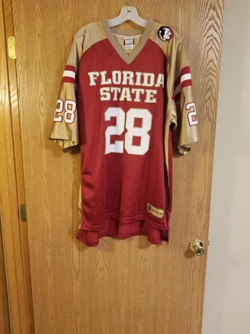 Florida State FSU Seminoles Warrick Dunn #28 Sewn Foot Locker Jersey XXL 2XL EUC Cover