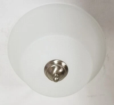 Progress Lighting P3617-09 2 Light Flush Mount Ceiling Fixture Brushed Nickel - Image 1 of 4