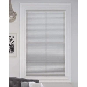 BlindsAvenue Single Cell Cordless Light Filtering Fabric Cellular Shade Gray - Picture 1 of 5