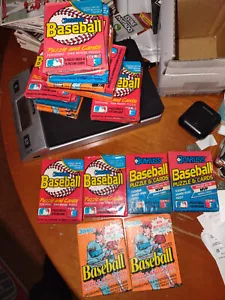 Six (6) Unopened Packs VINTAGE Donruss Wax Packs (2) 1988 (2) 1989 (2) 1990 - Picture 1 of 2