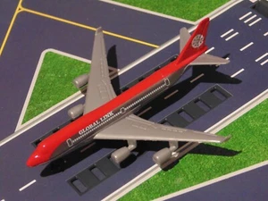 Rev Red 747 Plane – Diecast Toy Aircraft Global Link – Used Excellent - Picture 1 of 6