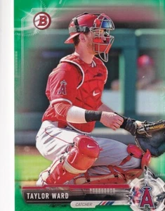 2017 Bowman Prospects Green #14/99 Taylor Ward #BP96 Angels Rookie SP - Picture 1 of 2