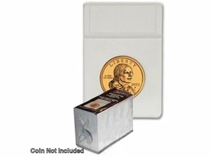 Small Dollar Foam Inserts for Display Slabs, No Slabs, White 25 pk by BCW - Picture 1 of 3