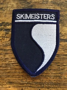 Vtg Skimeisters Sew On Embroidered Patch 3.25” Badge Downhill Skiing Ski Club - Bild 1 von 4