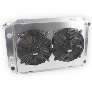 3Row Aluminum Radiator Shroud Fan for 1979-1993 Ford MUSTANG GT / LX 5.0L V8 138 - Picture 1 of 12