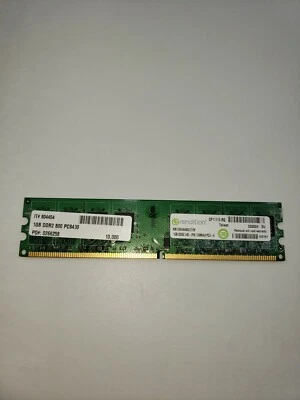  1GB  1RX8 PC2-6400U DDR2-800MHZ 240PIN  NON-ECC PC DESKTOP RAM aw12020G - Image 1 of 4