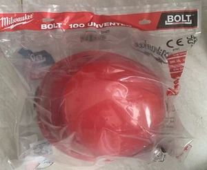 Milwaukee Bolt 100 - 48-73-1715 - Type 1 Unvented Safety Helmet Red- NEW - Picture 1 of 6