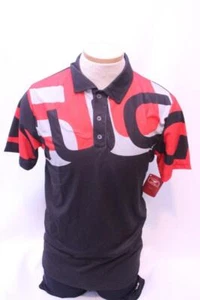 New Sugoi Men's Polo Cycling Bike Medium Black Red White Short Sleeve Top - Picture 1 of 2