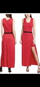 BCBGMaxazria Red Twofer Maxi Dress “M” MSRP $150 - Picture 1 of 8