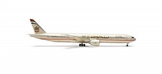 HERPA WINGS 551410 1:200 ETIHAD AIRWAYS BOEING 777-300ER OVP TOP - Immagine 1 di 1