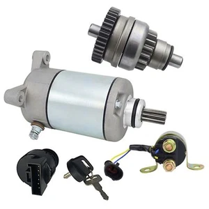 Sportsman 500 Starter for Polaris 500 HO 2008-2012 W/Bendix & Relay Key Switch - Picture 1 of 5