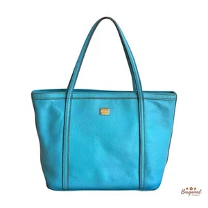 Auténtico Bolso de Mano Pequeño Dolce & Gabbana Turquesa Cuero Guijarro Miss Escape  - Imagen 1 de 13