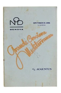 Reisen - Transatlantik Augustus - N.G.I. - Mittelmeer Kreuzfahrt Programm 1936 - Bild 1 von 2