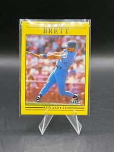 1991 Fleer Baseball HOF KC Royals George Brett #552