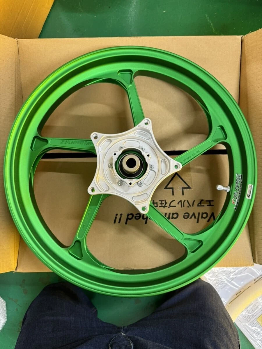 GALESPEED ZX-25R Front Wheel TYPE-GP1S Anodized Green | eBay