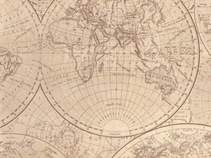 WORLD MAP Design Tissue Paper Sheet Choose Size & Package Amount - Picture 1 of 5