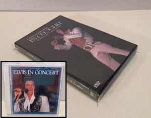 Elvis Presley, A Study Of Elvis In Concert, 1-DVD w/Bonus (2022) +CD (1992) New! - Picture 1 of 15