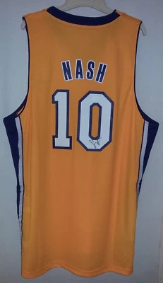 JSA COA Steve Nash Signed Auto Autograph NWT Adidas Swingman L.A. Lakers Jersey - Image 1 of 4