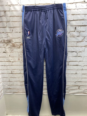 UTAH JAZZ NBA AUTHENTICS Basketball Warm Up Breakaway Pants REEBOK 3XL +8” NEW Cover