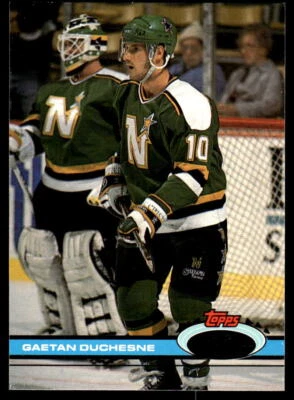 1991-92 Stadium Club #153 Gaetan Duchesne Minnesota North Stars Hockey Card - Image 1 of 2