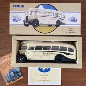 Corgi 97823 Daimler 1/2 Cab - Blue Bus Services Buxton Derbyshire - Picture 1 of 1