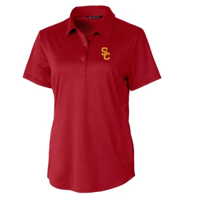 Polo para mujer Cutter and Buck rojo colegaite USC, talla grande 3XL Foto 1 de 4