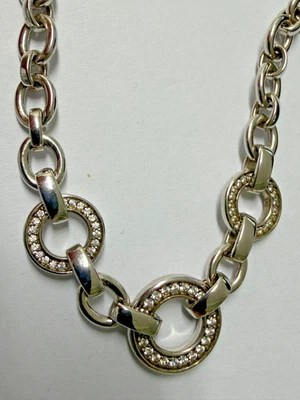 Esprit Elegante Collier Halskette aus 925/1000er Silber mit 3 Charmträger mehrer - Bild 1 von 4