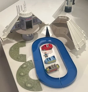 Vintage Disney World Parks SPACE MOUNTAIN SPIELSET Figur Tomorrowland funktioniert Untersetzer - Bild 1 von 12
