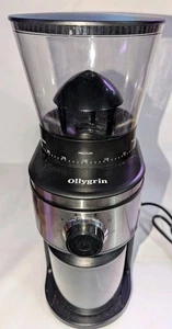 Ollygrin Burr Macinacaffè - 30 Impostazioni di Macinatura - 2-12 Tazze - Argento e Nero  - Foto 1 di 8