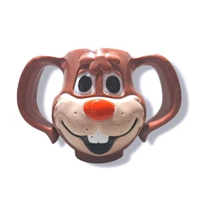 Vintage 1979 Quik Bunny Becher Nestle Werbeartikel Doppelhenkel - Bild 1 von 6