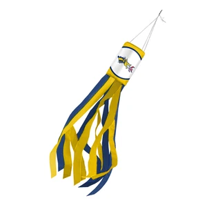 Drexel University Dragons DU Windsock NCAA Wind Spinners Decorations 30" - Picture 1 of 4
