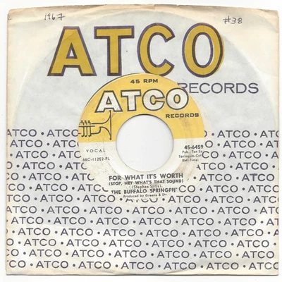 BUFFALO SPRINGFIELD, "FOR WHAT IT'S WORTH (STOP, HEY WHAT'S THAT SOUND)" - Image 1 of 3