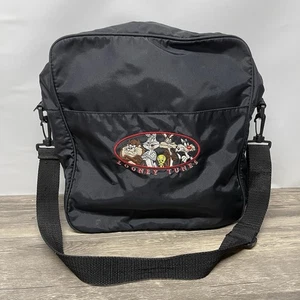Raro Bolso de Hombro 1998 Looney Tunes Warner Bros Taz Bugs Piolín Silvestre Retro - Imagen 1 de 13