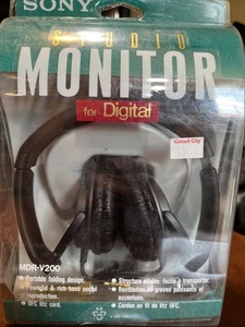 Auriculares Sony MDR-V200 - negros. “BR” - Imagen 1 de 3