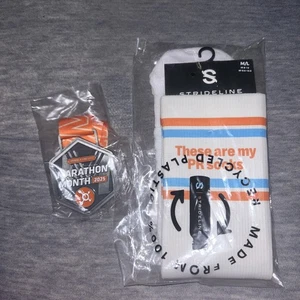 ¡Medalla y cordón y calcetines Orange Theory Marathon Mes 2025! - Imagen 1 de 7