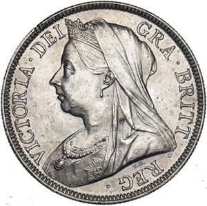 1898 Halfcrown - Victoria British Silver Coin - Very Nice - Picture 1 of 2