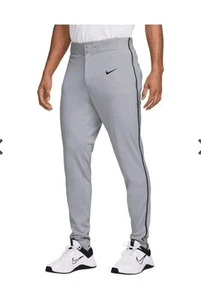 Nuevos Pantalones de Béisbol Nike Vapor Select Piped BQ6435-052 Para Hombres Gris/Nvy SM - Imagen 1 de 9