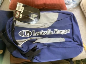 NWT Louisville Slugger Navy Bat Back Pack Equipment Backpack MV35125835 - Picture 1 of 4