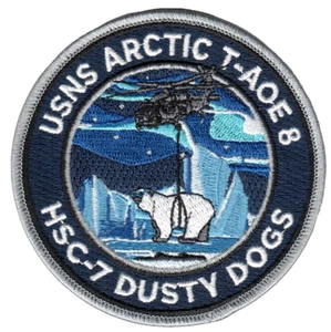 HSC-7 DUSTY DOGS USNS ARCTIC T-AOE 8 PATCH - Picture 1 of 1