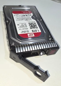 WD 1TB Red NAS Hard Disk Drive 3.5" with HPE Caddy - Picture 1 of 2