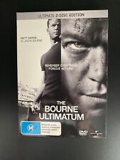 THE BOURNE ULITMATU - ULTIMATE 2 DVD EDITION - Matt Damon Region 4 PAL Free Post
