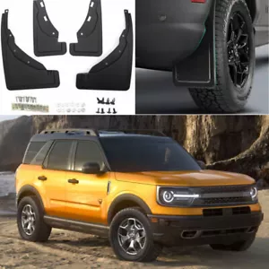 Mudguard Fits for Bronco Sport 2021-2024 Platic Mud Flaps Fenders 4pcs/set - Picture 1 of 7
