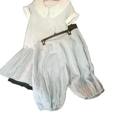 De colección Hecho a Mano Bl Gingham Vestido y Floreros Disfraz/Apoyo Cintura Baja Bor Flor Pequeño Foto 1 de 4