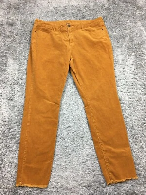 a.n.a. A New Approach Corduroy Ankle Pants Womens Size 16 Brown Cotton - Image 1 of 4