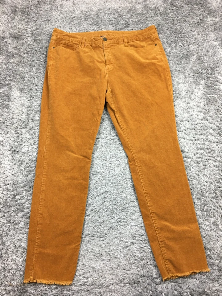 a.n.a. Новый подход вельветовые брюки женский размер 16 коричневый хлопок - Изображение 1 из 4