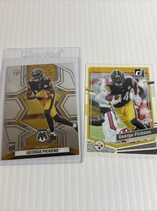 2022 George Pickens Rookie Mosaic Steelers No 282, Clearly Donruss - Picture 1 of 4