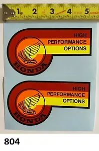 2! LICENSED Honda Performance Options decal sticker CR125M 250 Vintage Works CR - Picture 1 of 4